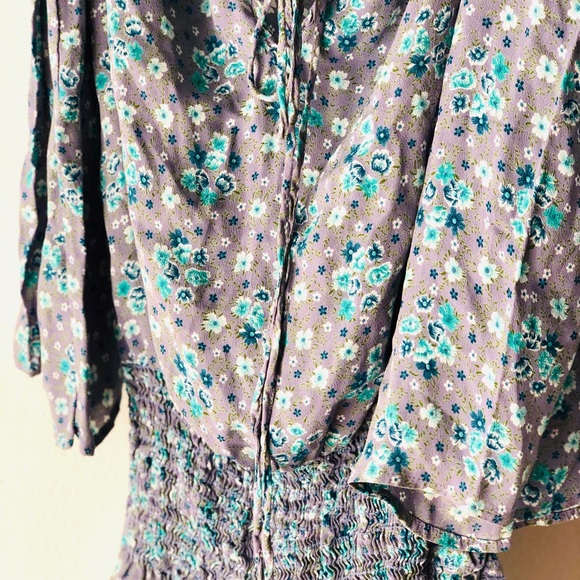 Blue floral dress - Picture 2 of 4